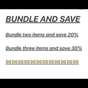 Bundle and Save!!!